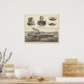 Wellpappyacht Poster (Küche)