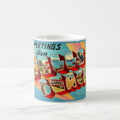 Wells Beach ME Postkarte Kaffeetasse (Mittel)