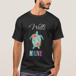 Wells Beach Turtle Maine Urlaub Familienreise Matc T-Shirt