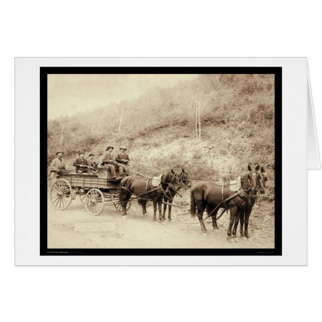 Wells Fargo-Ballast-Schatz-Lastwagen Sd 1890 (Vorderseite (Horizontal))