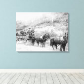 Wells Fargo Express Company Leinwanddruck (Insitu (Holzboden))