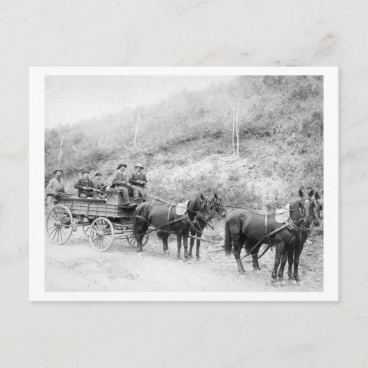 Wells Fargo Express Company Postkarte (Vorderseite)