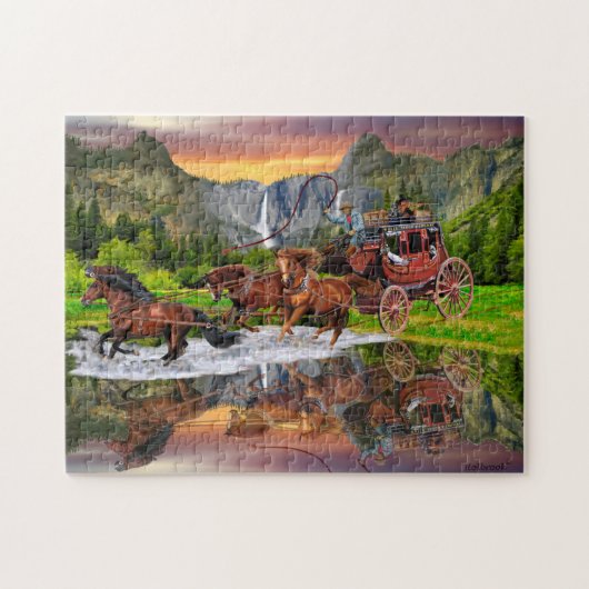 WELLS FARGO POSTKUTSCHE PUZZLE (Horizontal)