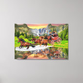 WELLS FARGO STAGECOACH LEINWANDDRUCK (Vorderseite)