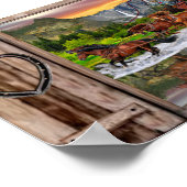 WELLS FARGO STAGECOACH POSTER (Ecke)