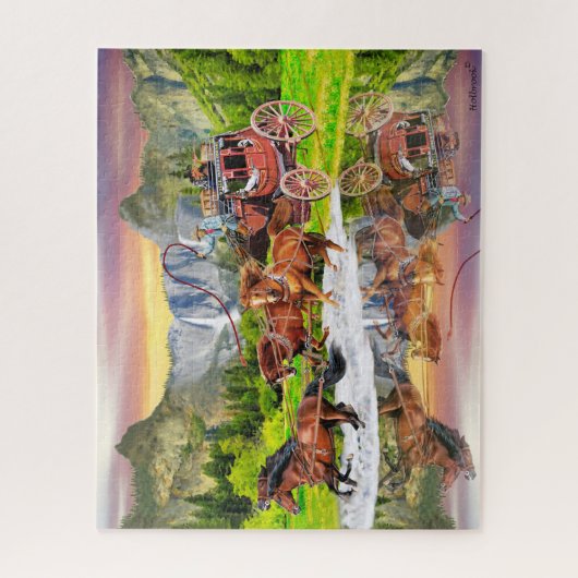 WELLS FARGO STAGECOACH PUZZLE (Vertikal)