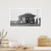 Wells Fargo Tanana Alaska 1909 Poster (Küche)