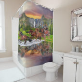 WELLS FARGOSTAGECOACH DUSCHVORHANG (Beispiel)