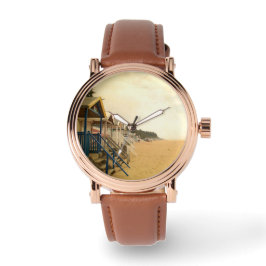 Wells-next the-sea Norfolk Beach Huts Armbanduhr