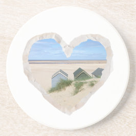 Wells-next the sea Norfolk Beach Sandstone Unterse Getränkeuntersetzer