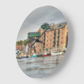 Wells-next the sea North Norfolk Coast Große Wanduhr (Winkel)