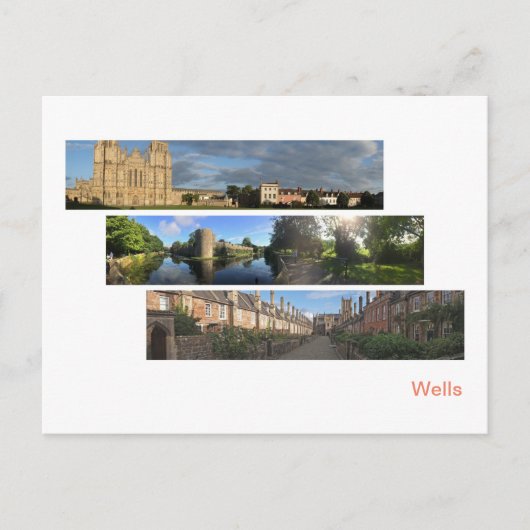 Wells Panoramas Postkarte (Vorderseite)