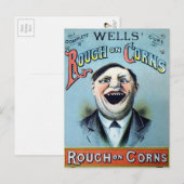 Wells Rough on Corns Werbeanzeige Postkarte (Vorne/Hinten)