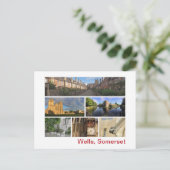 Wells, Somerset Postkarte (Stehend Vorderseite)