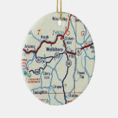 Wellsboro PA Keramik Ornament (Rechts)