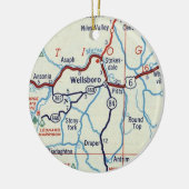 Wellsboro PA Keramik Ornament (Links)