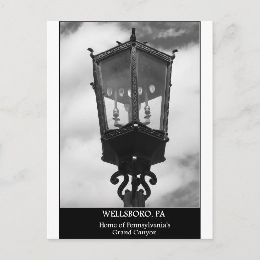 Wellsboro, PA-Zuhause des Grand Canyon in Pennsylv Postkarte (Vorderseite)