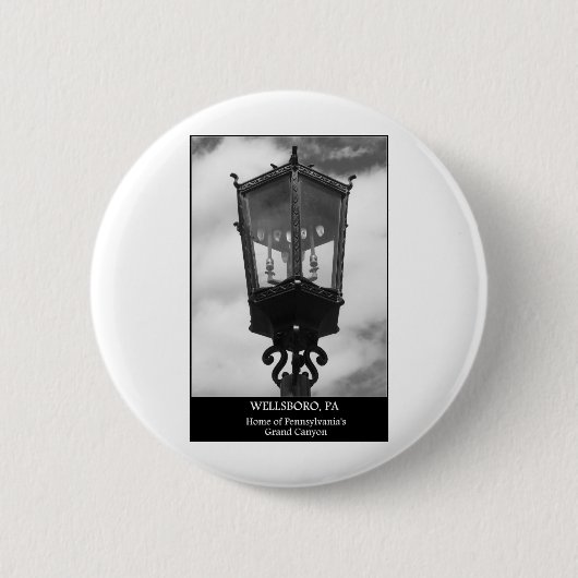 Wellsboro, PA-Zuhause von Pennsylvanias Grand Button (Vorderseite)