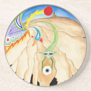 "Wellspring" Mandala-Getränk-Untersetzer Getränkeuntersetzer