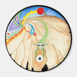 "Wellspring" Mandala Magnet