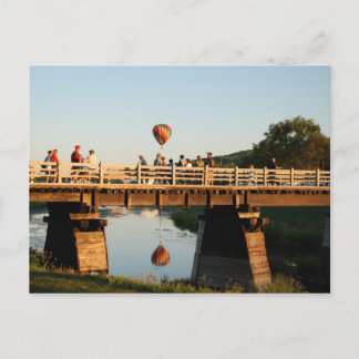Wellsville Balloon Kundgebung 1 Postcard Postkarte