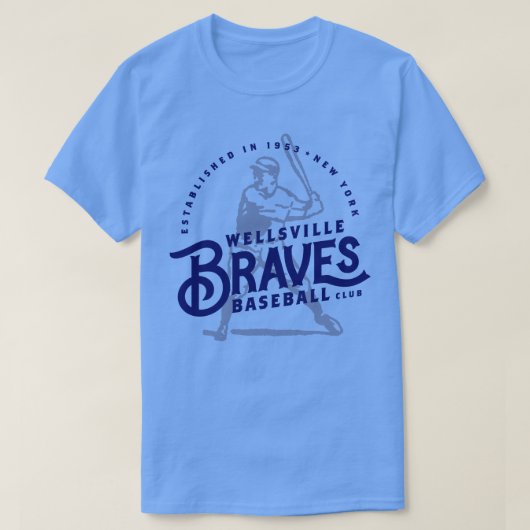 Wellsville Braves T-Shirt (Design vorne)