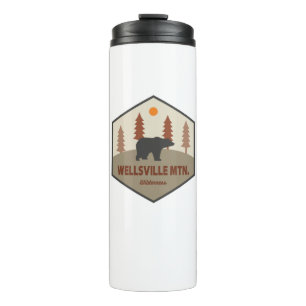 Wellsville Mountain Wilderness Utah Bär Thermosbecher