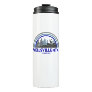 Wellsville Mountain Wilderness Utah Regenhirsch Thermosbecher
