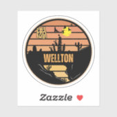 Wellton, Arizona Aufkleber (Blatt)