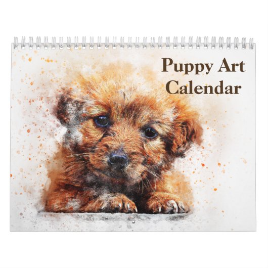 Welpe 2027 kalender (Titelbild)