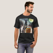 Welpe Artwork Großer Dane Hund T-Shirt (Vorne ganz)