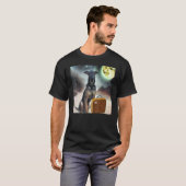 Welpe Artwork Großer Dane Hund T-Shirt (Vorne ganz)