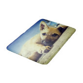 Welpe Badematte (Schrägansicht)