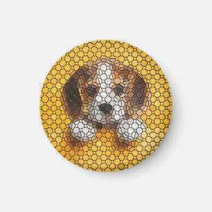 Welpe, Beagle, Haustier Magnet