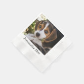 Welpe Beagle Serviette (Ecke)