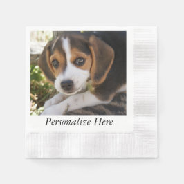 Welpe Beagle Serviette