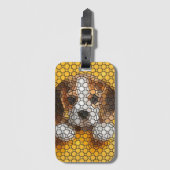 Welpe, Beagle, Tier Gepäckanhänger (Vorderseite Vertikal)