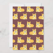 Welpe Birthday Einladung Hund Party Pawty (Rückseite)