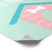 Welpe Birthday Party Unterschreiben Dekorieren ein Poster (Ecke)