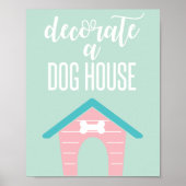 Welpe Birthday Party Unterschreiben Dekorieren ein Poster (Vorne)