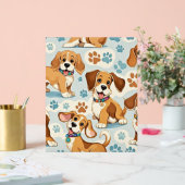 Welpe Bliss: Luxus & Kaffeebecher Acrylschild (Hochzeit)