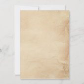 Welpe Blume Muttertag Einladung (Rückseite)