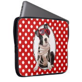 Welpe Bostons Terrier Laptopschutzhülle (Vorne Rechts)