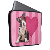 Welpe Bostons Terrier Laptopschutzhülle (Vorne Rechts)