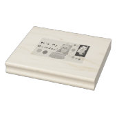 Welpe Briefmarke Gummistempel (Stempel)