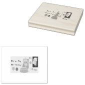 Welpe Briefmarke Gummistempel (Stempel)