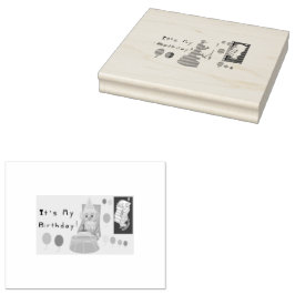 Welpe Briefmarke Gummistempel