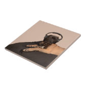 Welpe Bullmastiff Fliese (Seite)