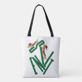 Welpe Dackel Liebe Stille - Witziger Dackel Hund Tasche (Rückseite)