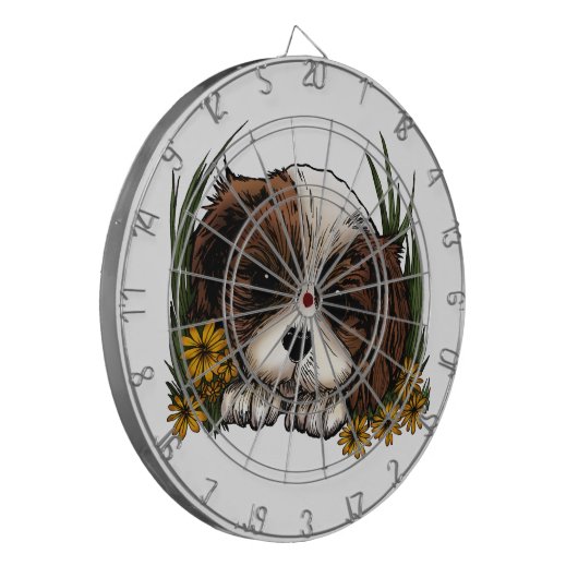 Welpe Dartscheibe (Vorderseite Links)